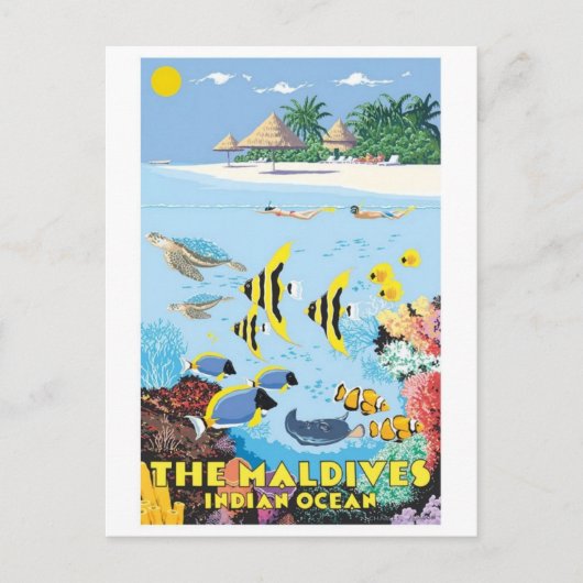 Vintage Ad Poster Postkarte (Vorderseite)