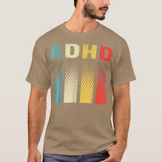Vintage ADHD Autism Mental Health Awareness  T-Shirt