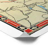 Vintage Adirondacks - 1929 Poster (Ecke)