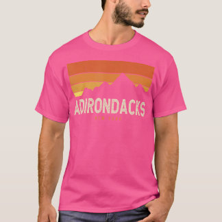 Vintage Adirondacks New York Mountains Wanderpiste T-Shirt