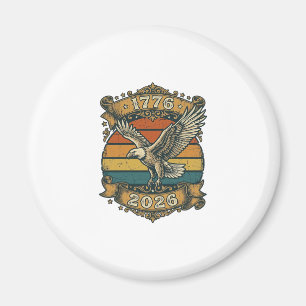 Vintage Adler 1776 2026 Shirt Patriotisch Retro Ab Magnet