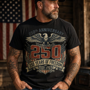 Vintage Adler 250 Jahre Freiheit T-Shirt