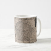 Vintage Adler Kaffeetasse (VorderseiteRechts)