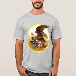 Vintage Adler mit Schild T-Shirt