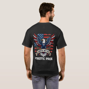 Vintage-Adler-Patriotismus-T-Shirt T-Shirt