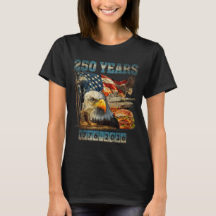 Vintage Adler USA-Flagge 250 Jahre 1776-2026 250.  T-Shirt