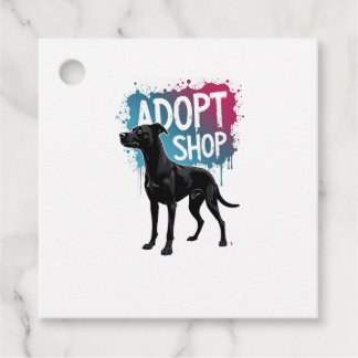 Vintage Adoptiere Nicht Kaufen Hund Graffiti Rettu Geschenkanhänger