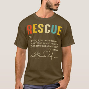 Vintage Adoption Katzenrettungsfrauen Männer Katze T-Shirt