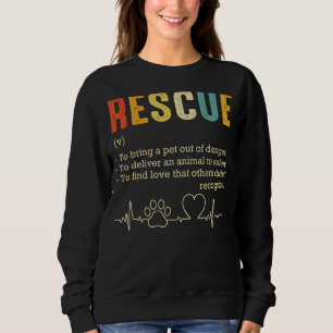 Vintage Adoption Katzenruhe Katzenruhe Mama Katze Sweatshirt