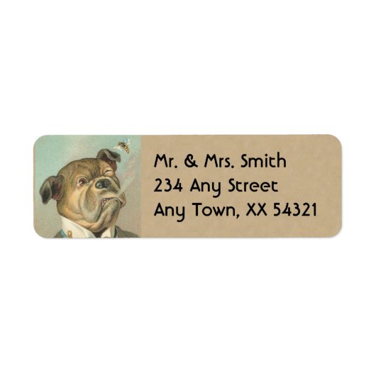 Vintage Adressbezeichnungen - Klein (Vorne)