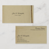 Vintage Adressbuch-Vorsprünge Visitenkarte (Vorne/Hinten)