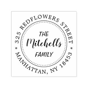 Vintage Adressen-Briefmarke Permastempel