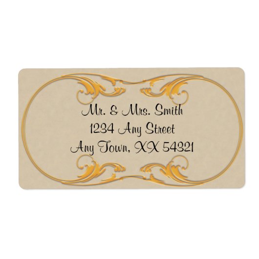 Vintage Adressmarken - Groß (Vorne)