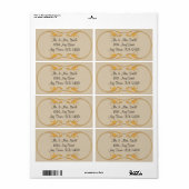 Vintage Adressmarken - Groß (Vorne)