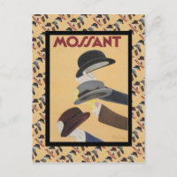 Vintage Advertising, French fashion, Hats