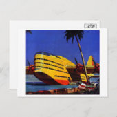 Vintage Aero-Postkarte Postkarte (Vorne/Hinten)