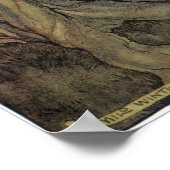 Vintage Aesop's Fables, Fox, Rooster und der Hund Poster (Ecke)