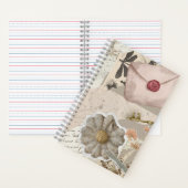 Vintage Aesthetic Collage Notebook Notizblock (Innen)