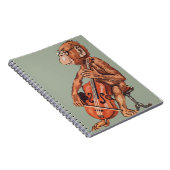 VINTAGE AFFE-MUSIK NOTIZBLOCK (Rechte Seite)