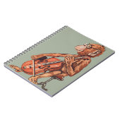 VINTAGE AFFE-MUSIK NOTIZBLOCK (Linke Seite)