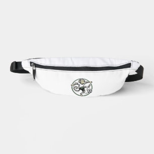 Vintage-Affen-Fußballspieler-Gravur-Shirt-Design Bauchtasche