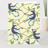 Vintage Affen Karte (Vorderseite)