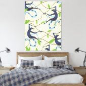 Vintage Affen Leinwanddruck (Insitu (Schlafzimmer))