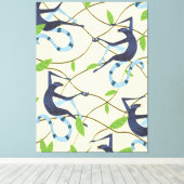Vintage Affen Leinwanddruck (Insitu (Holzboden))