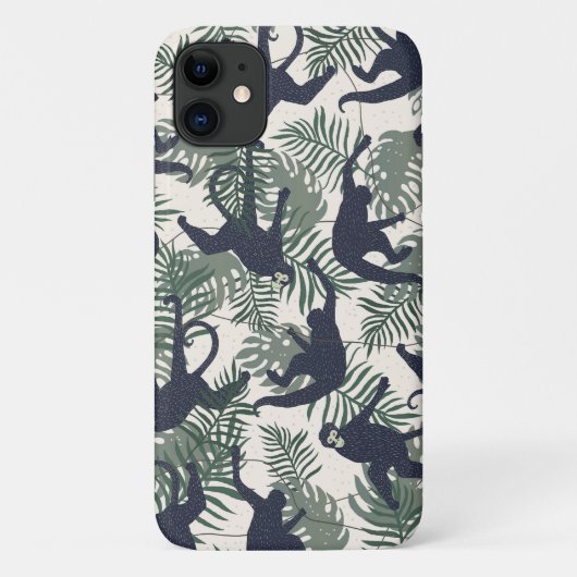 Vintage-Affenmuster Case-Mate iPhone Hülle (Rückseite)
