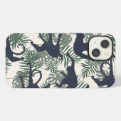 Vintage-Affenmuster iPhone Hülle (Rückseite (Horizontal))
