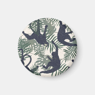 Vintage-Affenmuster Magnet