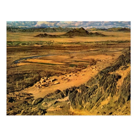 Vintage Afghanistan-Landschaft nahe Arghendad Postkarte ...