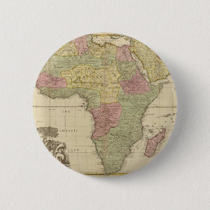 Vintage Afrika-Karte 1725 Button