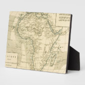 Vintage Afrika-Karte Fotoplatte (Seite)