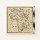 Vintage Afrika-Karte Notizblock (Rückseite)