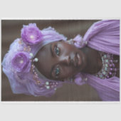 Vintage afrikanische Amerikanerin Dekoupage Seidenpapier (Vorderseite)