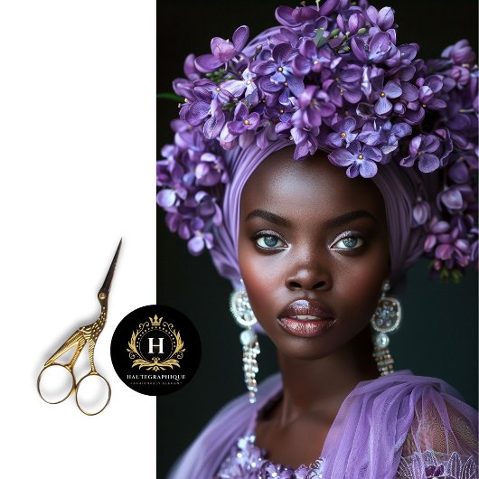 Vintage afrikanische Amerikanerin Dekoupage Seidenpapier