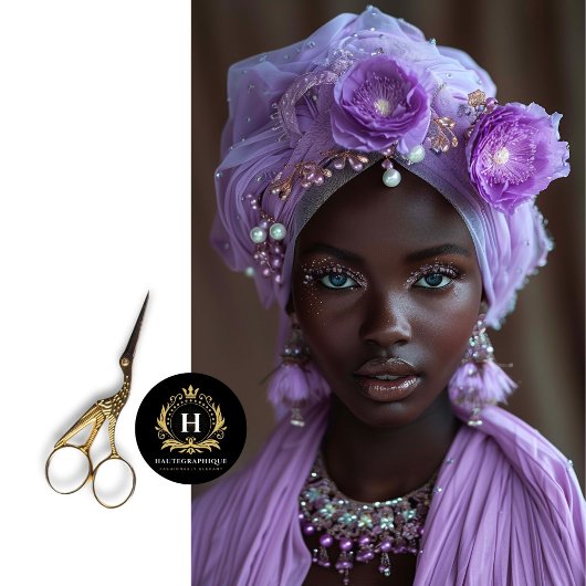 Vintage afrikanische Amerikanerin Dekoupage Seidenpapier