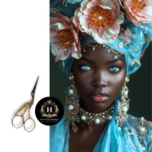 Vintage afrikanische Amerikanerin Dekoupage Seidenpapier