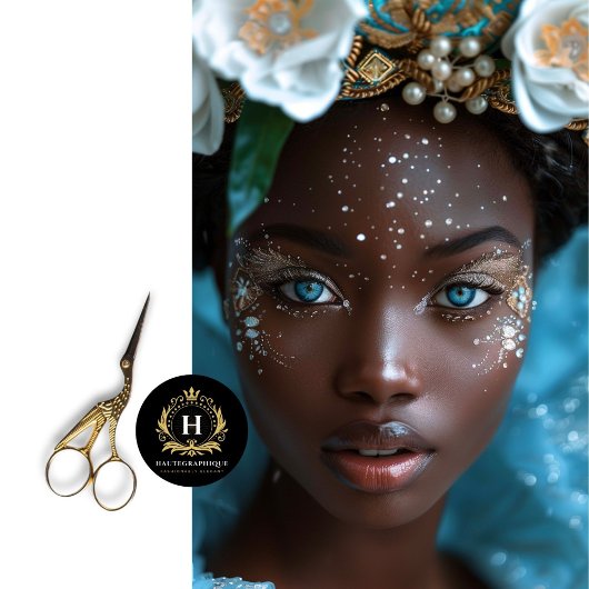 Vintage afrikanische Amerikanerin Dekoupage Seidenpapier