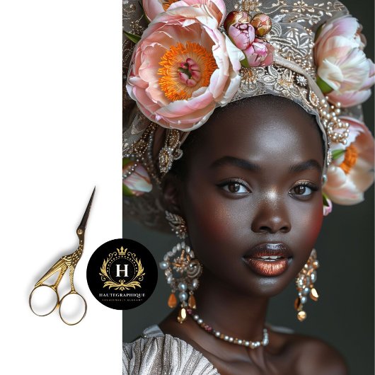 Vintage afrikanische Amerikanerin Dekoupage Seidenpapier