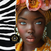 Vintage afrikanische Amerikanerin Dekoupage Seidenpapier