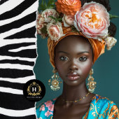 Vintage afrikanische Amerikanerin Dekoupage Seidenpapier