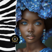 Vintage afrikanische Amerikanerin Dekoupage Seidenpapier