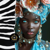 Vintage afrikanische Amerikanerin Dekoupage Seidenpapier