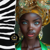 Vintage afrikanische Amerikanerin Dekoupage Seidenpapier