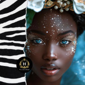 Vintage afrikanische Amerikanerin Dekoupage Seidenpapier