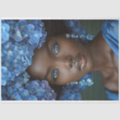 Vintage afrikanische Amerikanerin Dekoupage Seidenpapier (Vorderseite)