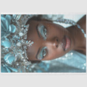 Vintage afrikanische Amerikanerin Dekoupage Seidenpapier (Vorderseite)