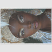 Vintage afrikanische Amerikanerin Dekoupage Seidenpapier (Vorderseite)